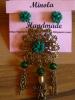 Set brosa si cercei HANDMADE Set brosa si cercei HANDMADE